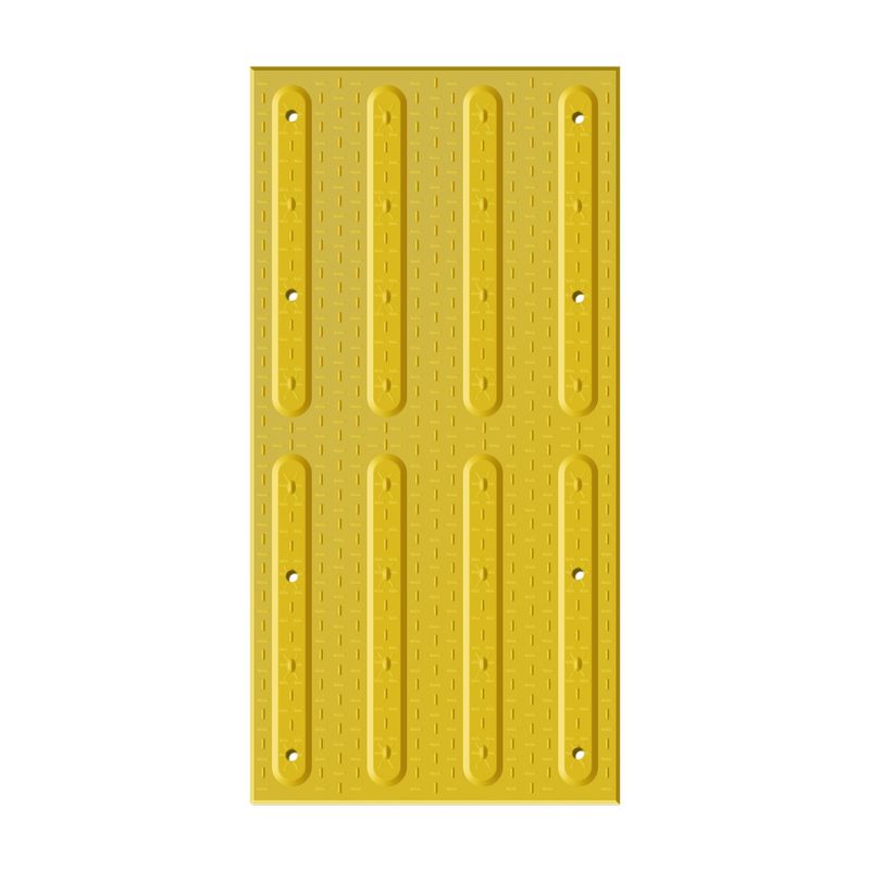 Taktile plater med Ribber i glassfiber, velg farge