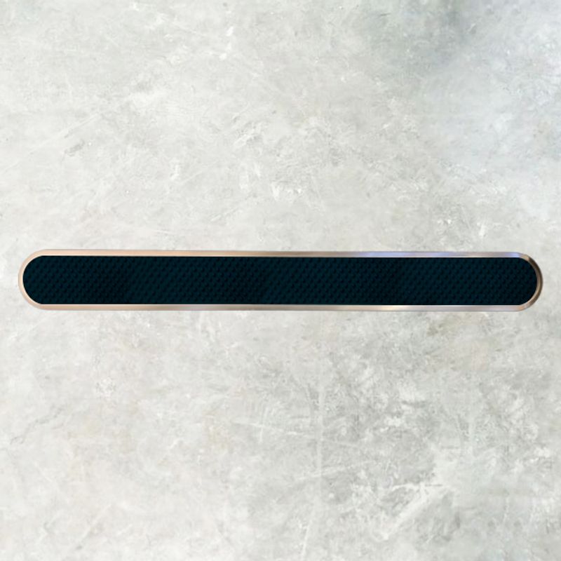 Taktile ribber i stål med ilegg - 28cm med lim. Velg farge. 
