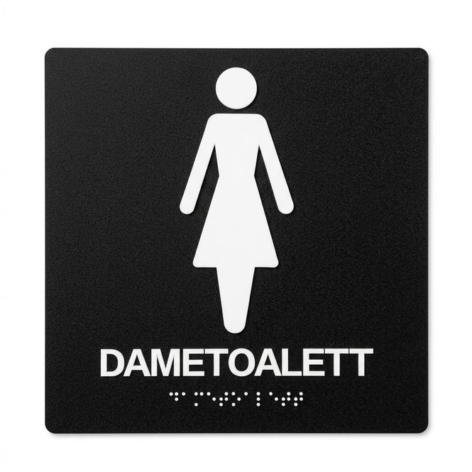Hovedbilde Taktile skilt - Dametoalett