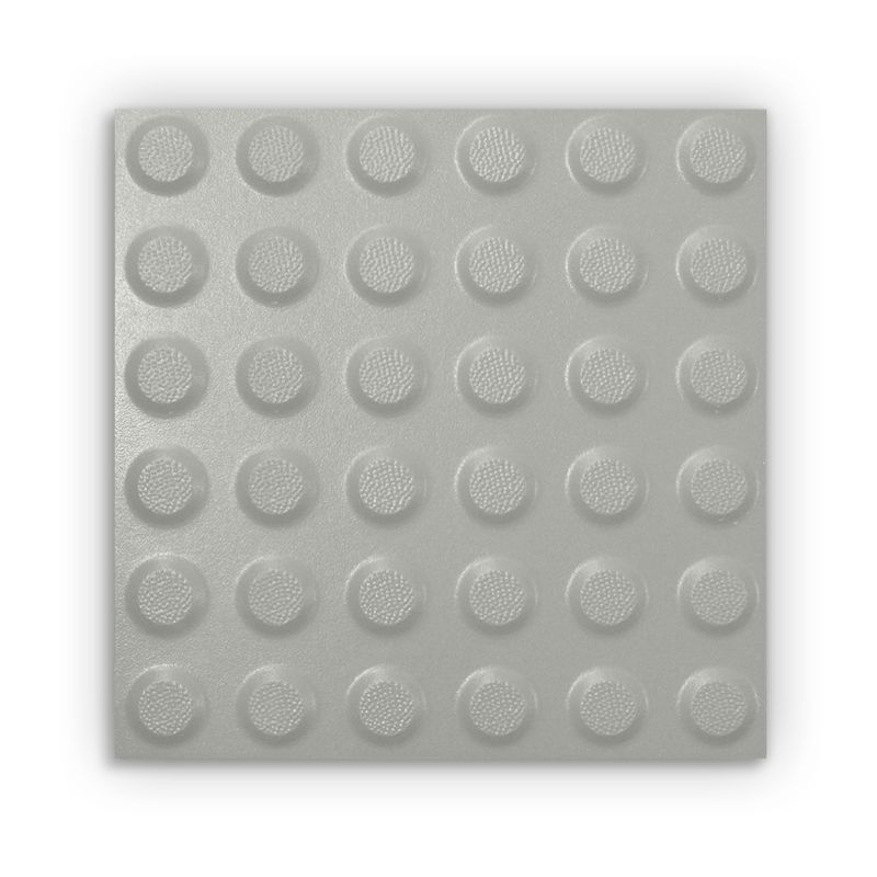 Taktile keramiske fliser med knotter – Lysegrå 30*30 cm